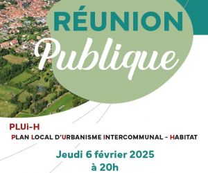 Réunion Publique PLUiH